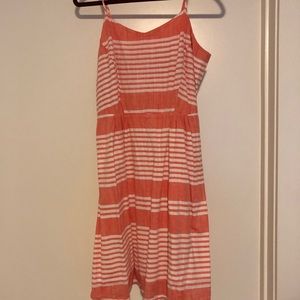 Red and white striped old navy summer dress